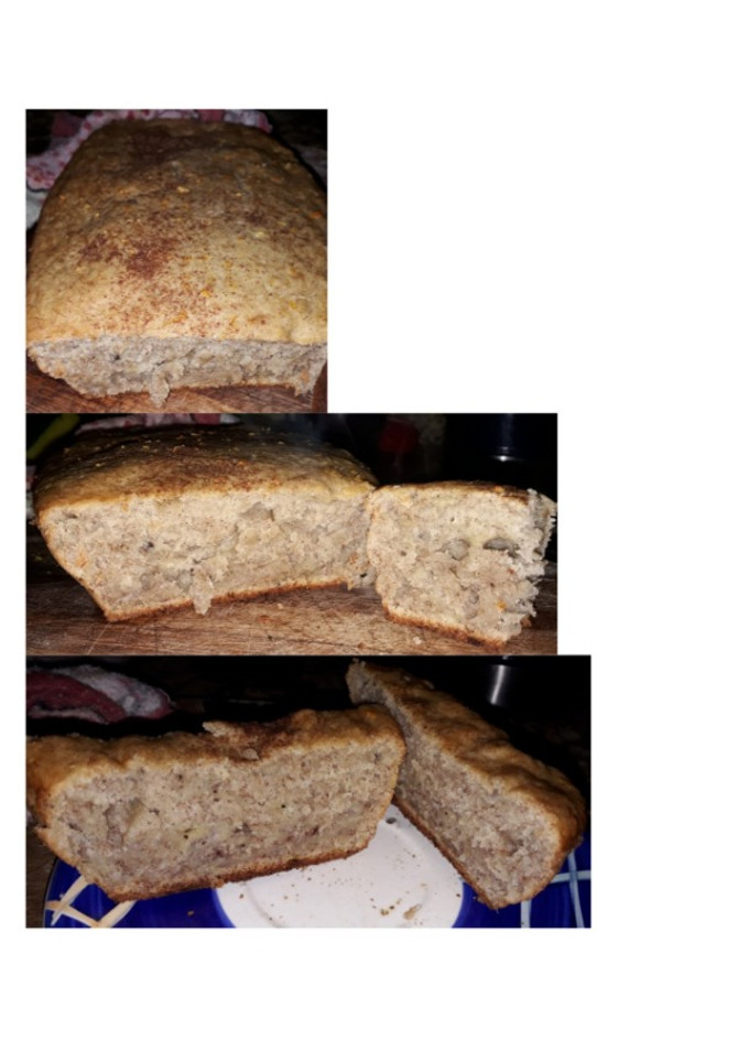 Una foto de Budín de banana y Canela
