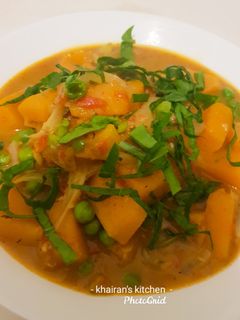 Butternut Squash curry ainihin hoton girkin