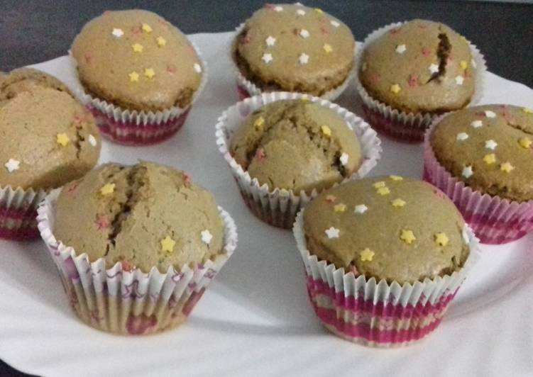 Muffin al caffè senza latte e senza uova