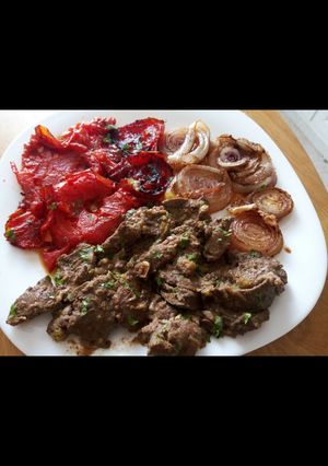 صورة لوصفة كبدة 🐑🐑🍅