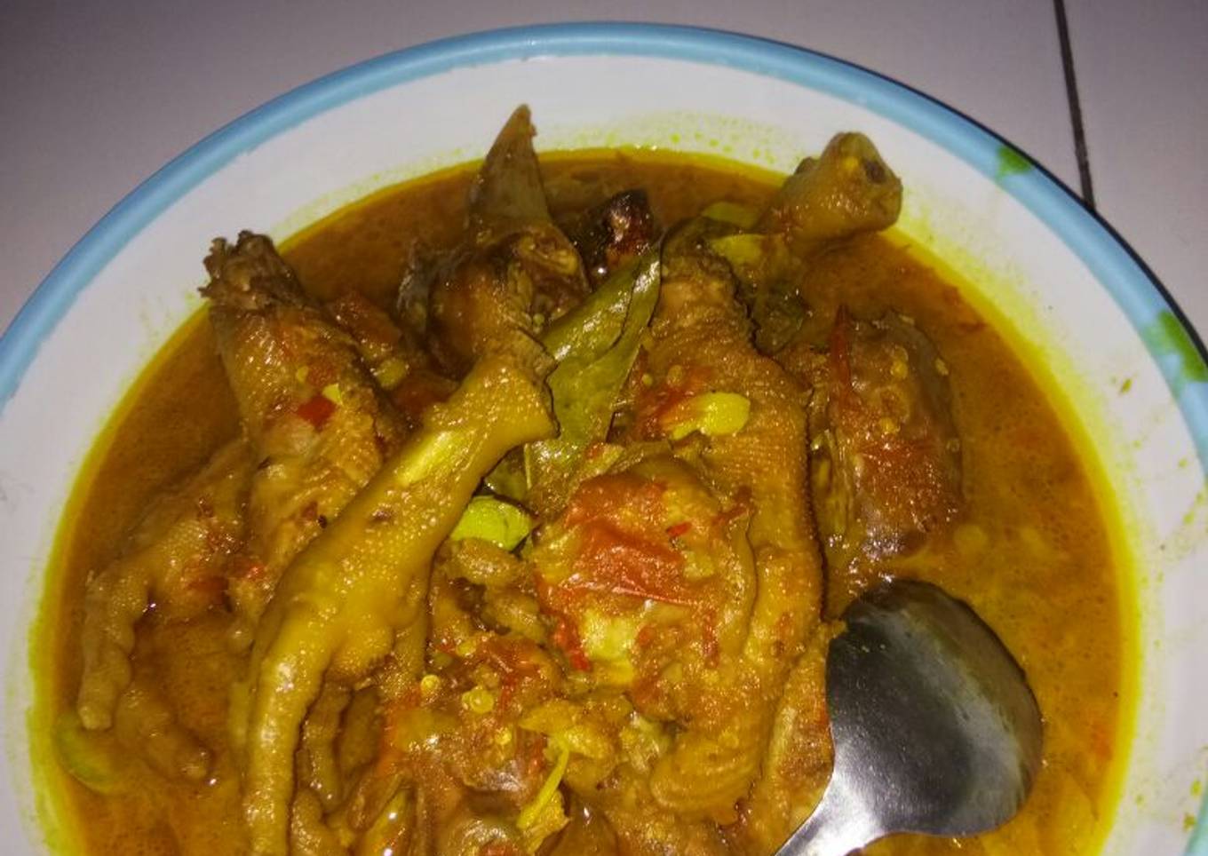 Resep Rica kepala ayam dan ceker yang Menggugah Selera