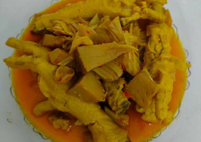 Gulai Nangka Muda Ceker Ayam