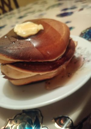 Una foto de Hot cakes japonés