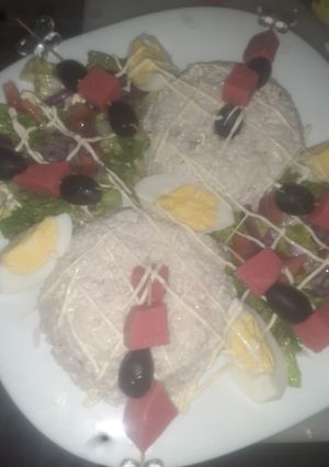 صورة لوصفة سلاطة لذيذة 😍😋