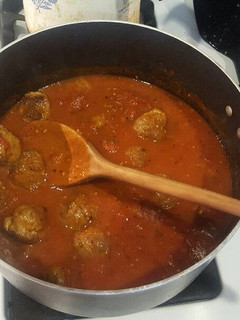 A picture of Meatballs in Sauce.