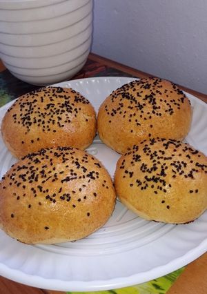 Una foto de Bollos para hamburguesas 🍔