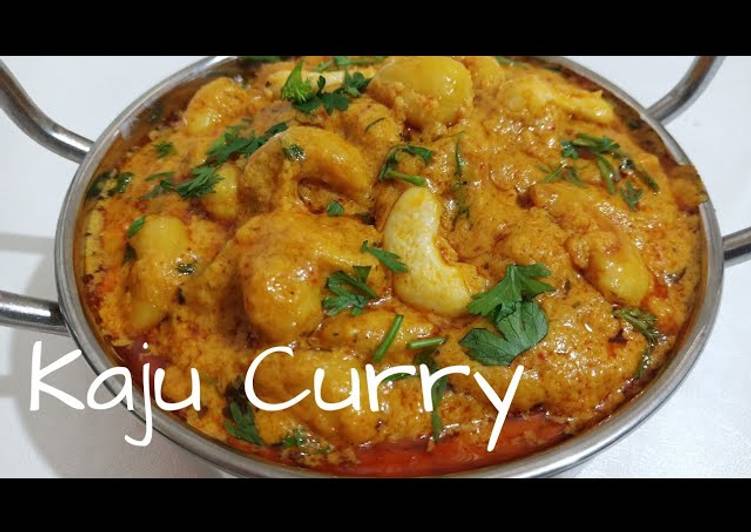 Restaurant Style Kaju Curry Recipe