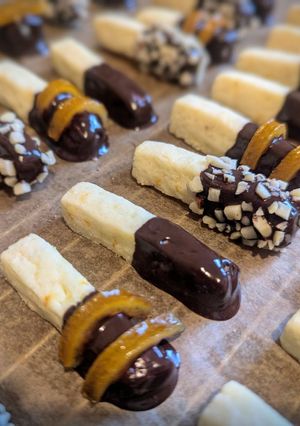 柳橙巧克力餅乾 的食譜成品照片