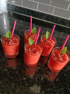 Una foto de Gazpacho de sandía !!