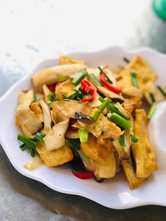 Hình của món Đậu xào nấm (chay eatclean) (106kcal).