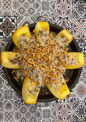 صورة لوصفة محشي قرع