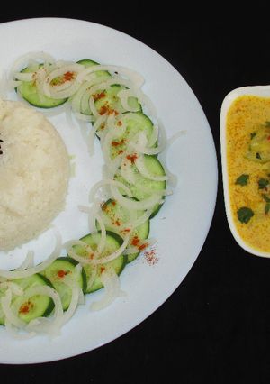 عکسی از دستور پلو و خورش آفریقایی