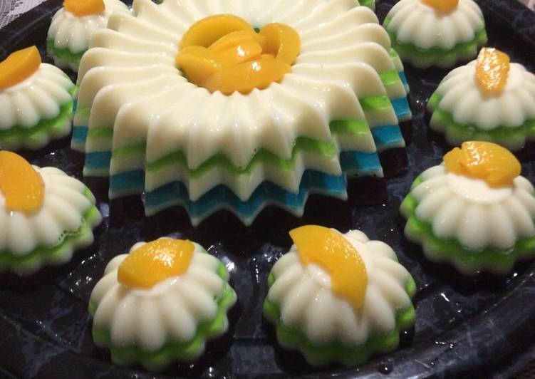 Gelatina sabor tropical