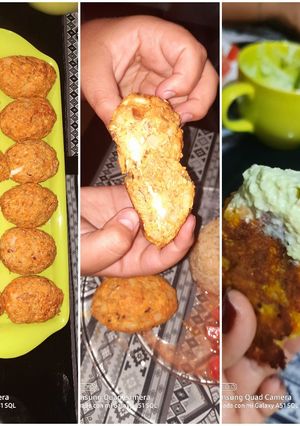 Una foto de Croquetas de pollo, zanahoria y avena