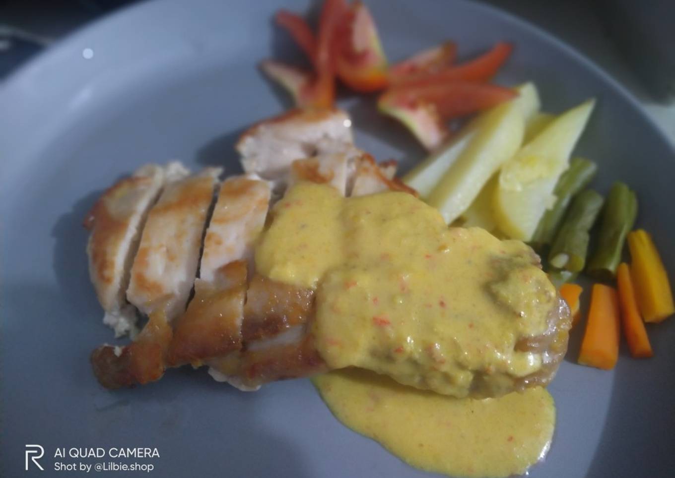 Ayam Panggang Saus Kari Kental