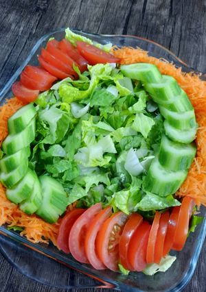 عکسی از دستور ایده سالاد کاهو