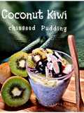 Coconut Kiwi Chiaseed Pudding