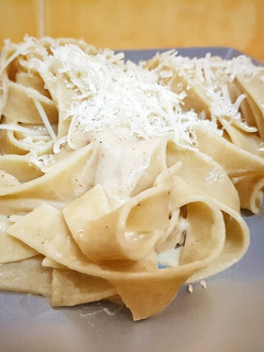 Una foto de Fettuccine Alfredo