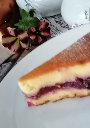 Foto di Torta alla ricotta e frutti di bosco