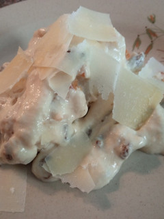 Una foto de Bacalao a la parmesana