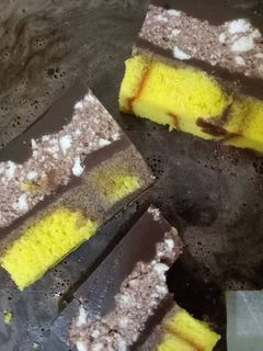 Foto resep Puding Busa Lapis Bolu