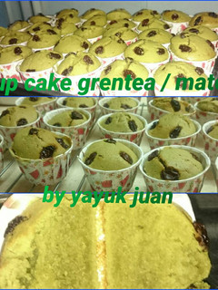 Foto resep Cup cake grentea / matcha