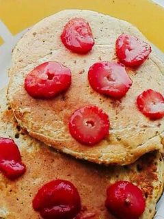 Una foto de Panqueques de avena
