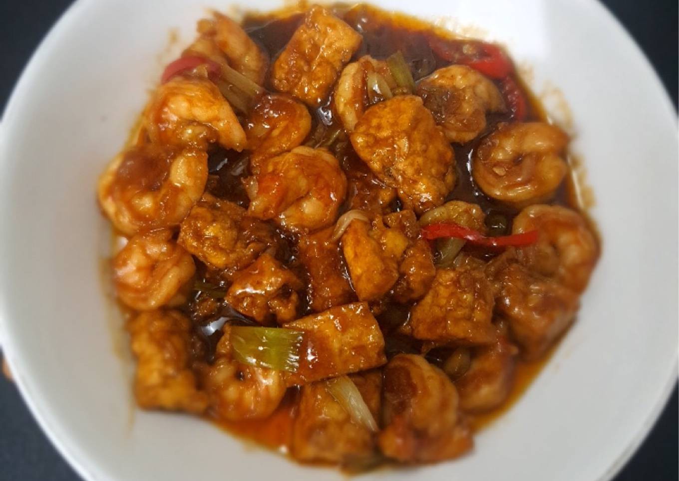 Udang Tahu Saus Mentega