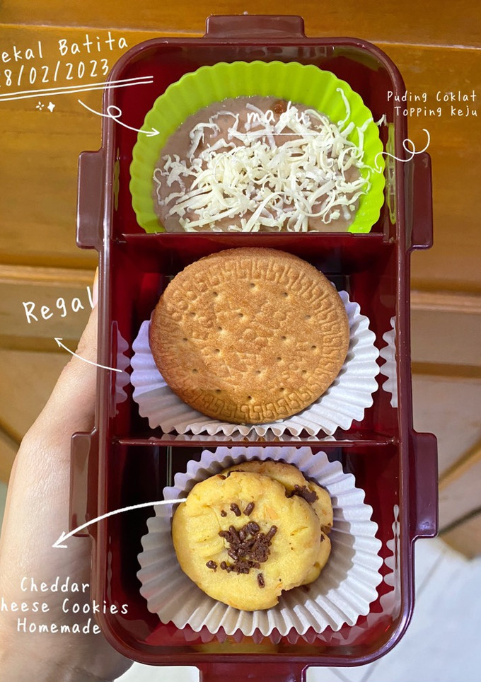 Foto resep Bekal Daycare PAUD - Bekal TK - kue kering, biskuit, puding