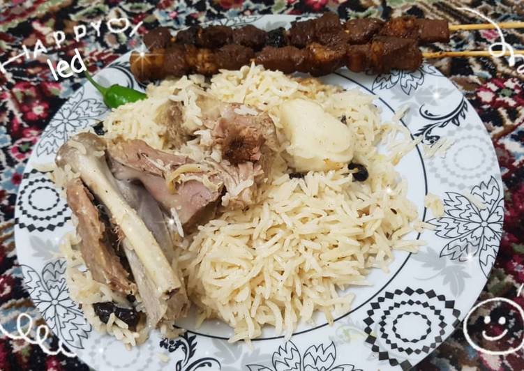 Resep 9. Nasi Mandi Kambing Rice Cooker Anti Gagal