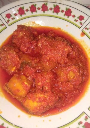 Foto resep Balado ikan asin cucut,