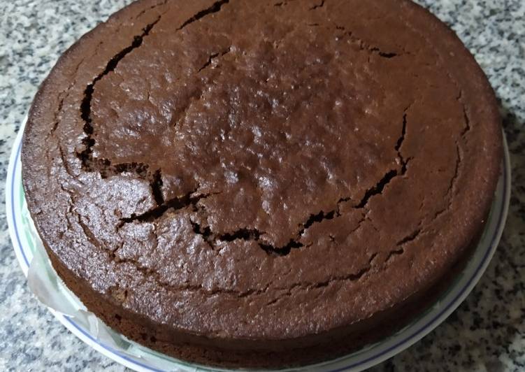 Bizcocho de naranja y chocolate con Thermomix