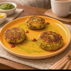 A picture of Dilkhush Banana Paneer Tikki.