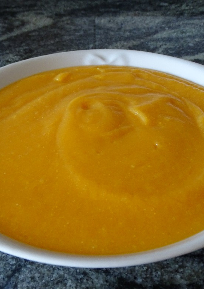 Una foto de Puré de calabaza