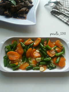 Foto resep Tumis buncis wortel