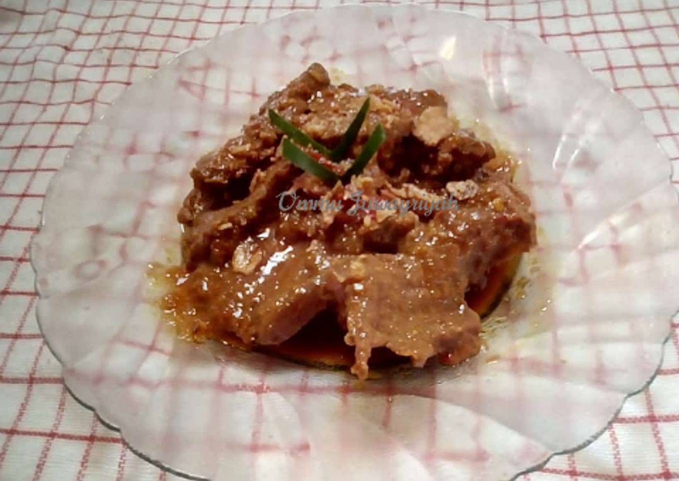 Rendang Daging Sapi