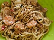 Gambar mie gomak kering