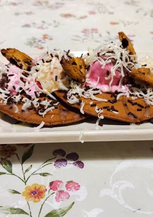 Foto resep Pancake Coklat Ice Cream