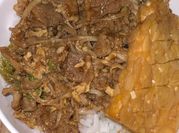 Gambar tumis daging enoki