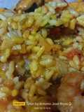 Arroz de langostinos y mejillones al aromas de Montilla moriles