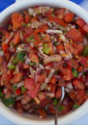 Una foto de Ensalada criolla tipo pico de Gallo