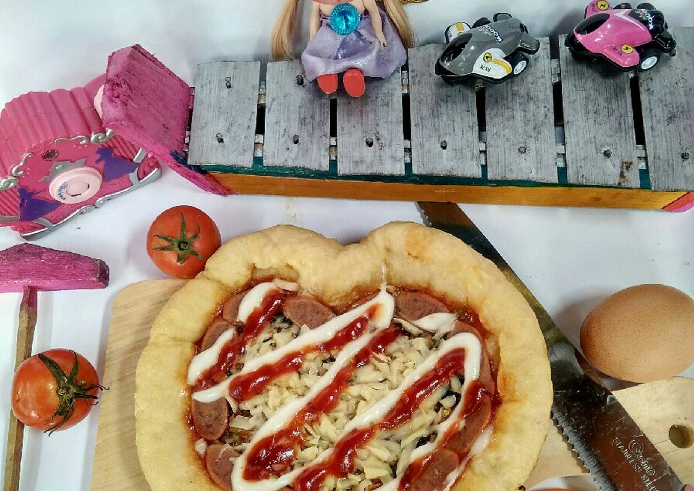 Pizza Teflon Sarangheyo Sawi Putih