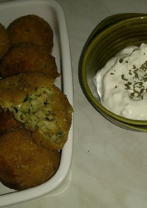 Cukkini golyócskák recept fotója