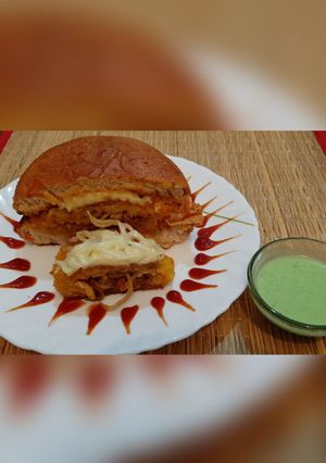 A picture of IndoChinese Burger.
