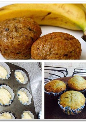 Una foto de Muffins de banana