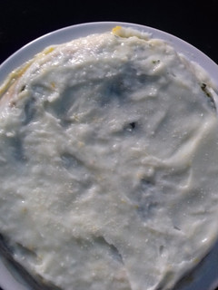 Una foto de Pastel de zapallo con espinacas