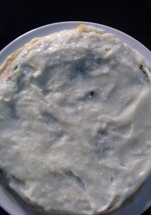 Una foto de Pastel de zapallo con espinacas