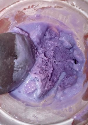 Foto resep Ice cream ubi ungu / taro
