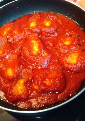 Foto principal de Berenjenas con tomate casero