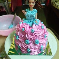 A picture of Doll cake.